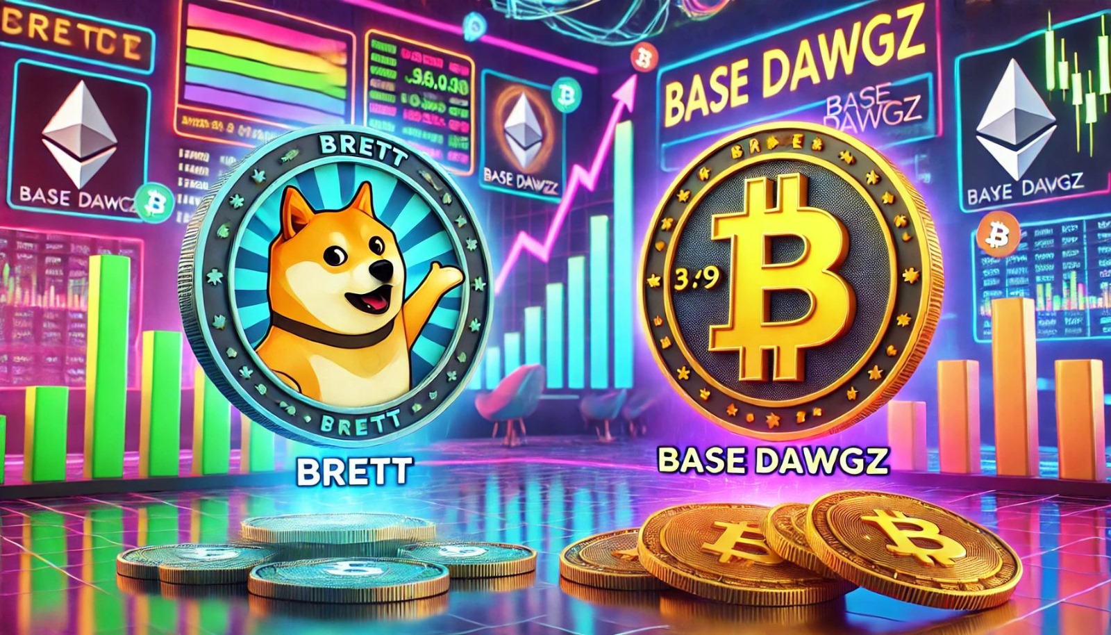 Brett成为CoinMarketCap上最热门迷因币　新加密货币ICO Base Dawgz也走红