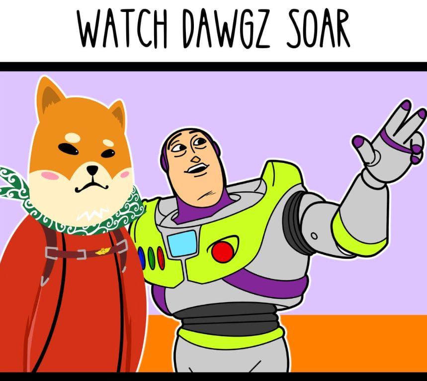 多链柴犬币Dawgz ($DAWGZ) 预售320 万美元　DEX上市前最后几日机会买入