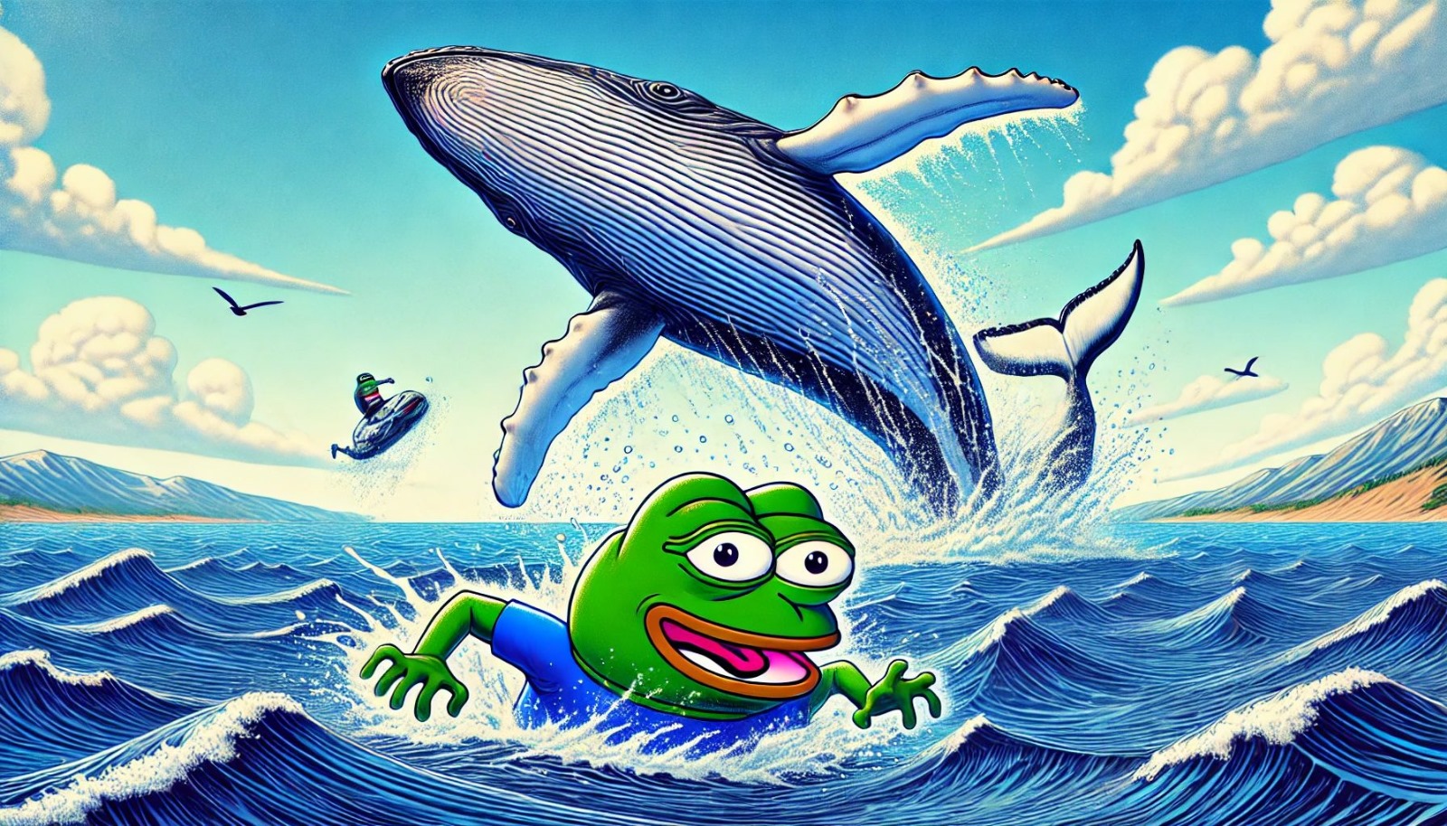 大量巨鲸入场资金流入终极PEPE币　Pepe Unchained 预售额达到 1200 万美元