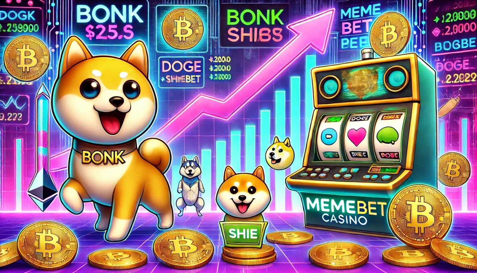 BONK价格预测与十月新币预售Memebet　能否实现500%的增长？