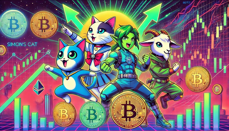 比特币突破10万美元启动牛市 CAT、SLAP与GOAT迷因币价格暴涨