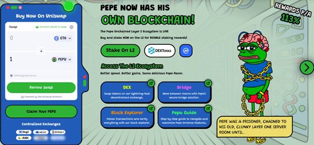 $PEPU更新Pump Pad功能 Solaxy预售火爆 目标10倍